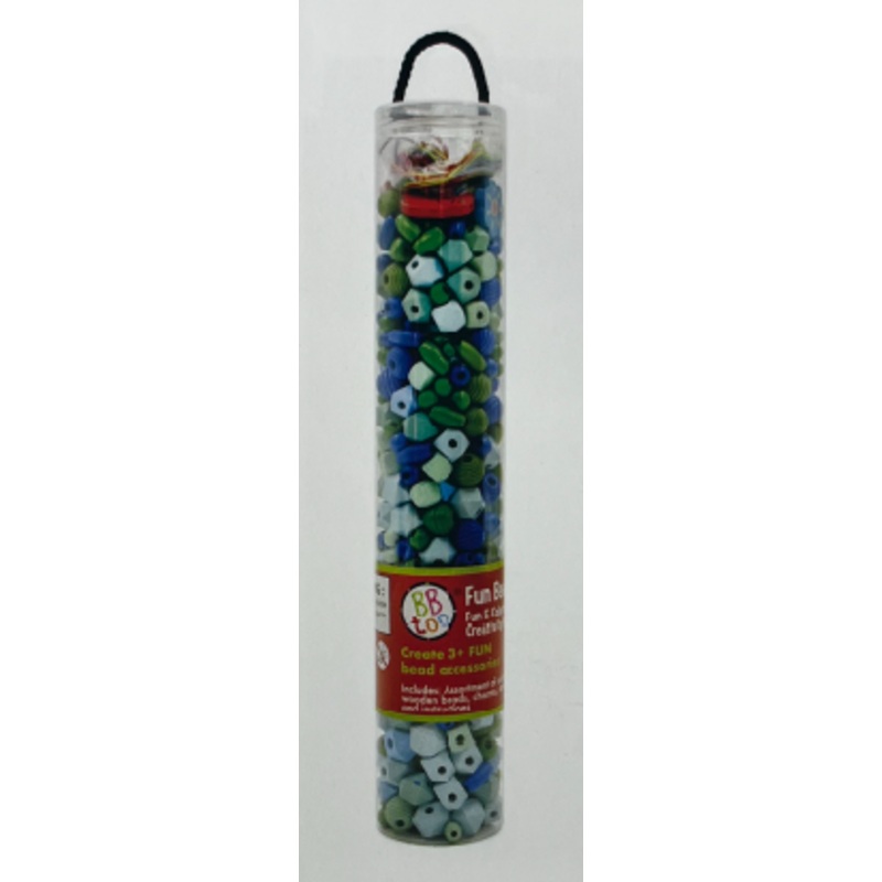 Fun Bead Tube - Blue & Green