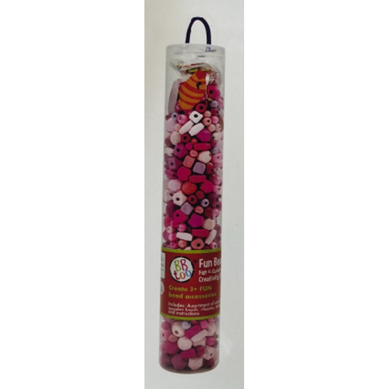 Fun Bead Tube - Pink and Purple