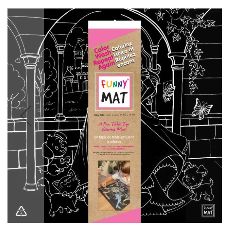 Funny Mat Fairytale Black