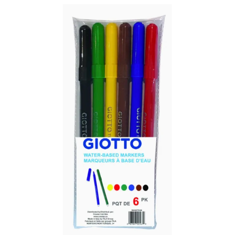 Funny Mat Giotto Water Based Markers (set of 6)