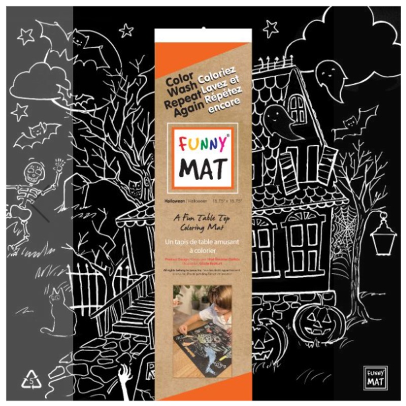 Funny Mat Halloween Black