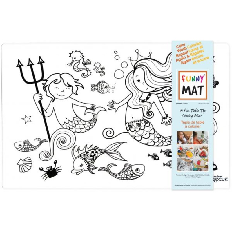 Funny Mat Mermaid