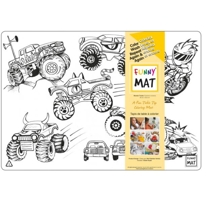 Funny Mat Monster Trucks