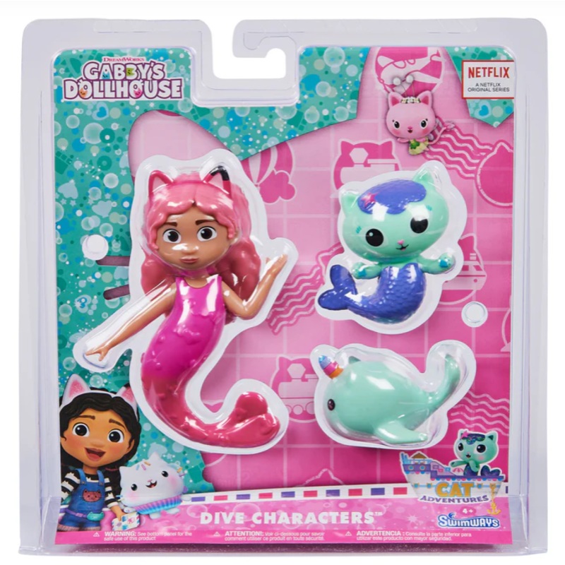 Gabby's Dollhouse Dive Characters