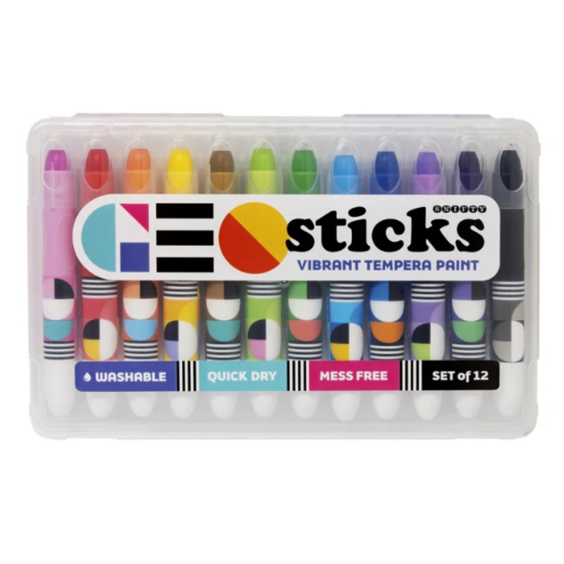 Geo Sticks Vibrant Tempera Paint