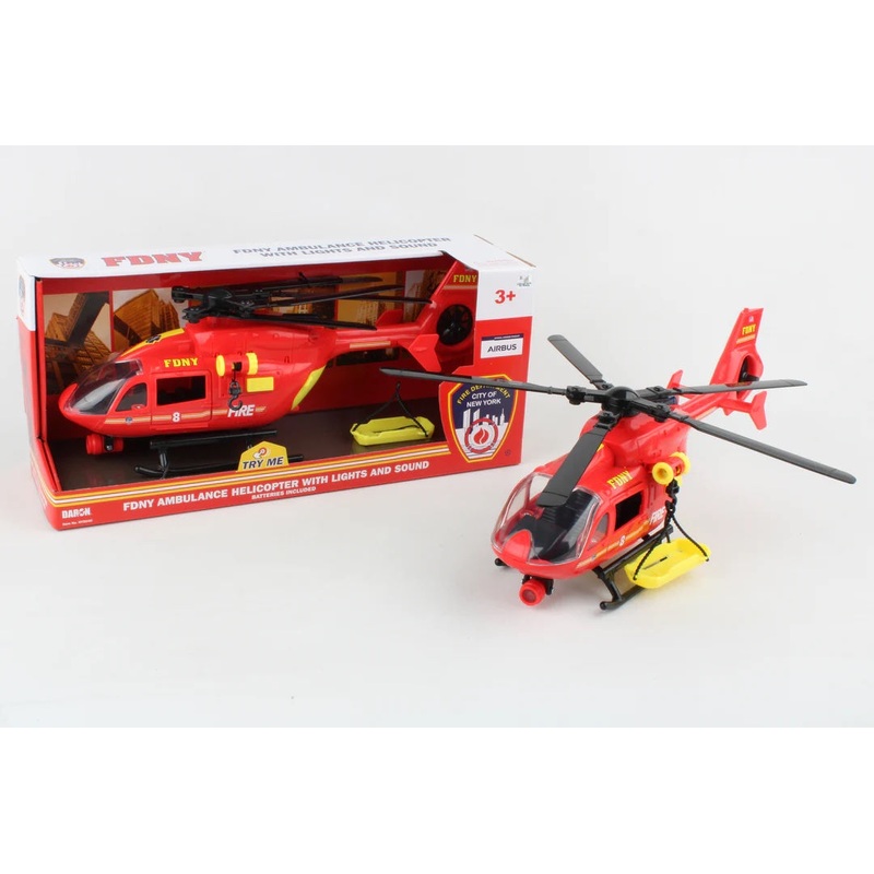 FDNY Ambulance Helicopter with lights and sounds