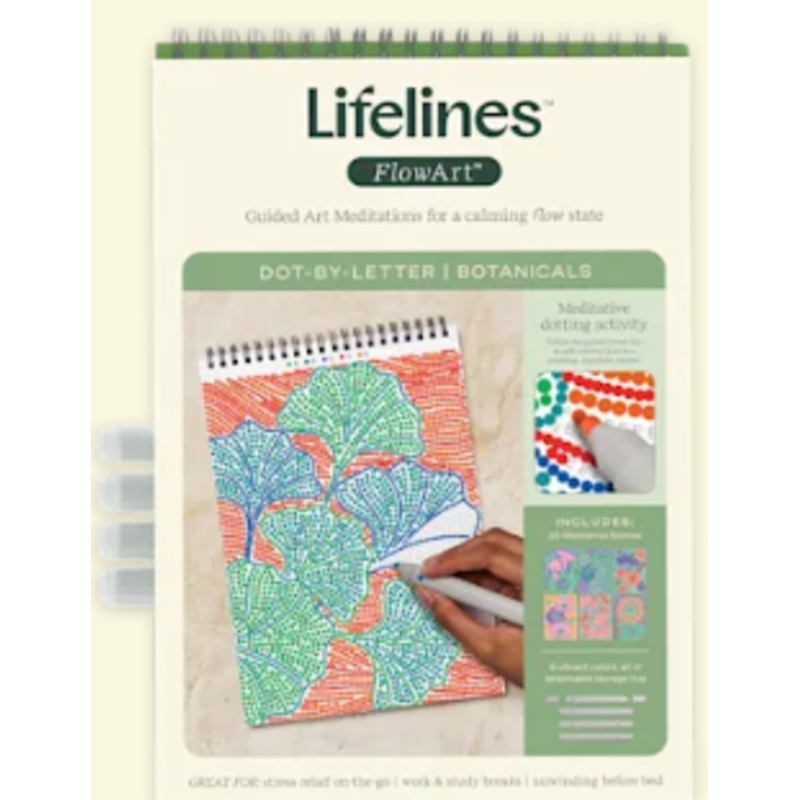 FlowArt Botanicals Dot By Letter