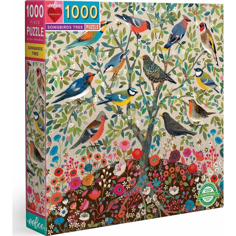 1000 pc Songbirds Tree Puzzle