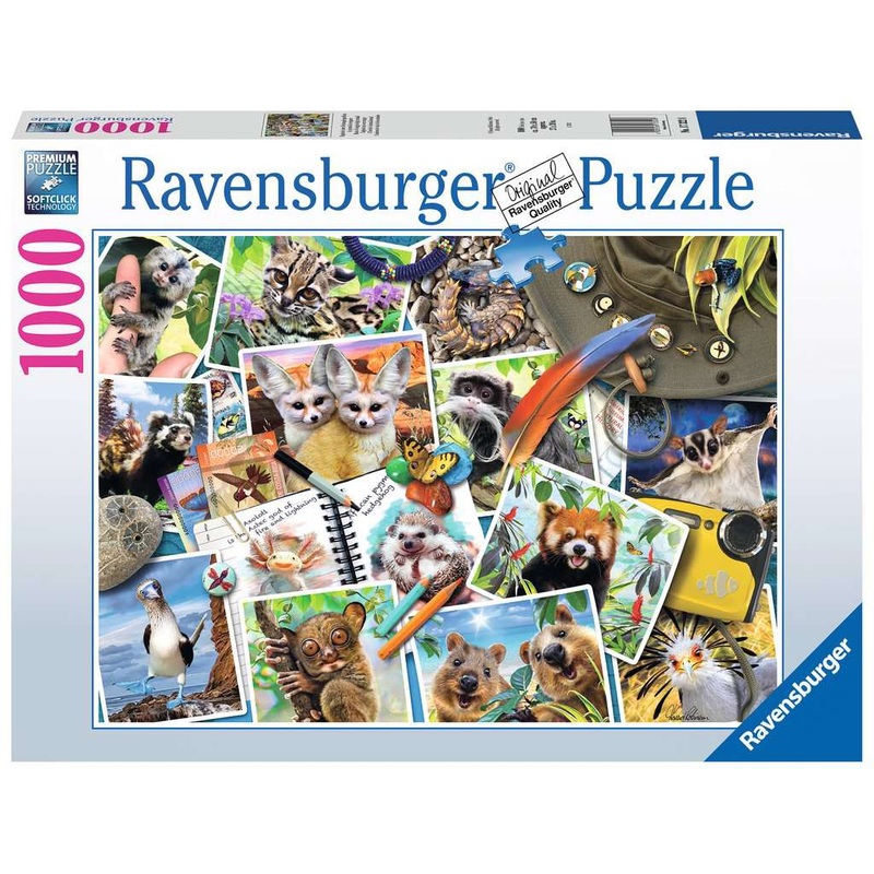 1000 pc Traveler's Animal Journal Puzzle