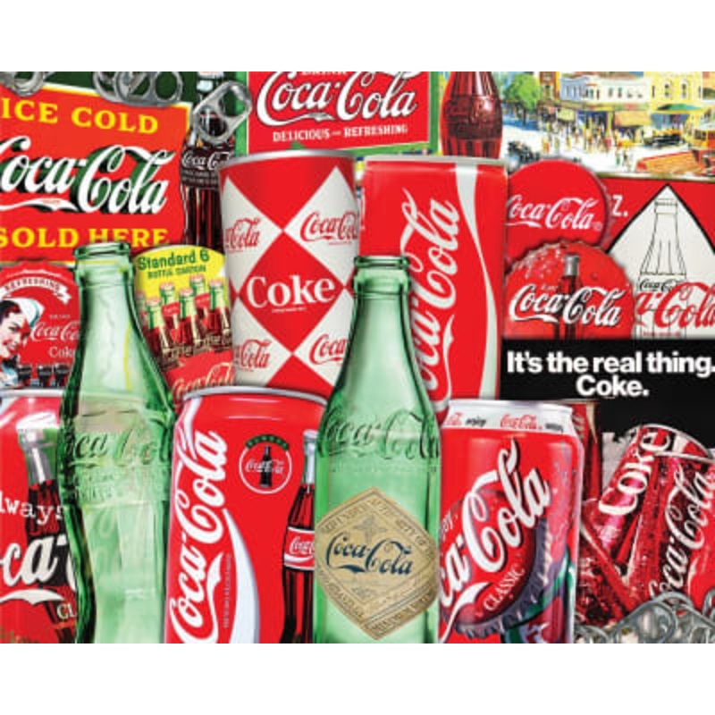 1000 pc Vintage Soda Cans Puzzle