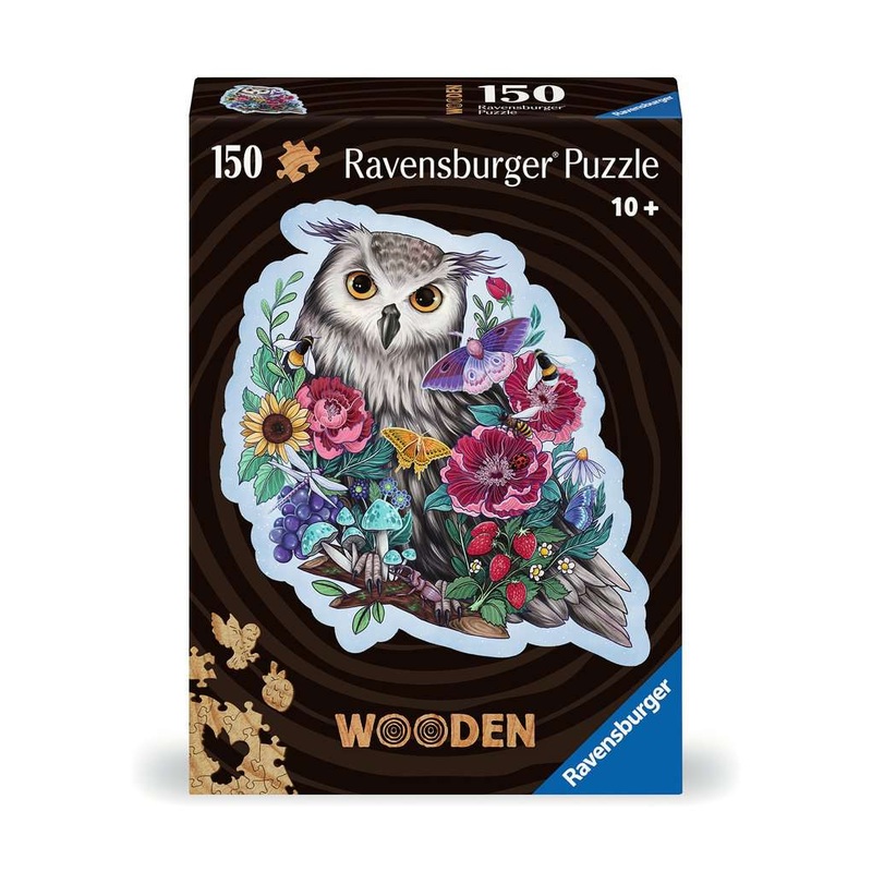 150 pc Mysterious Owl Wooden Puzzle
