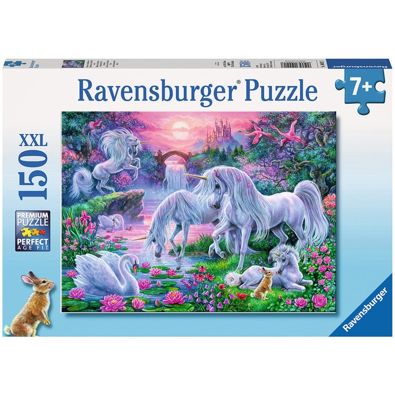 150 pc Unicorns in the Sunset Glow puzzle