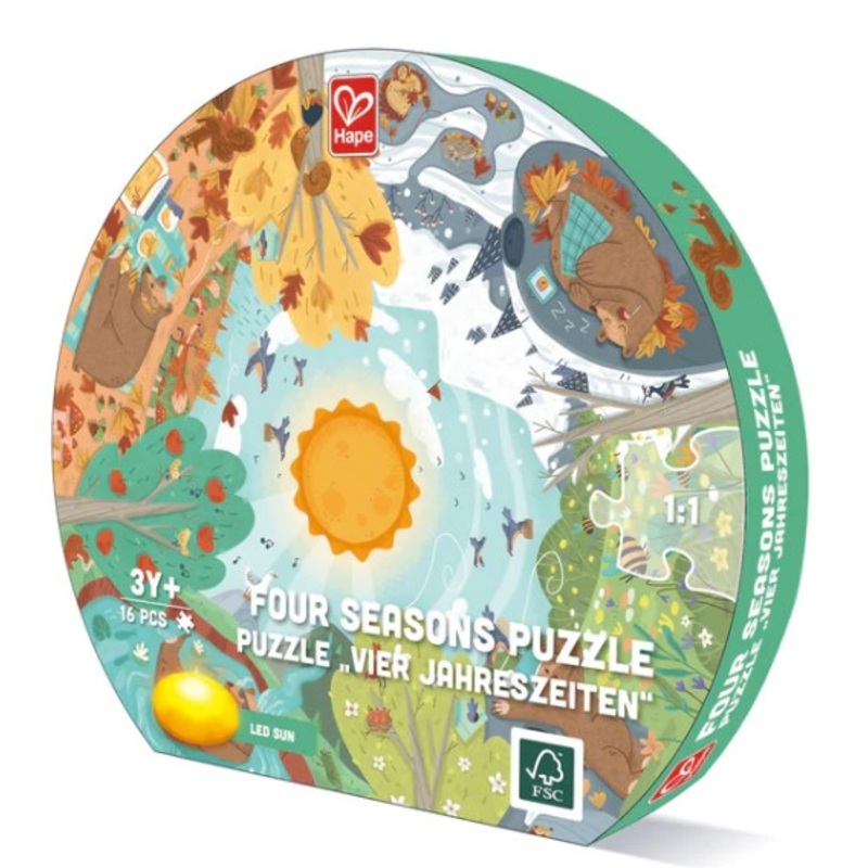 16 pc Four Seasons Floor Puzzle