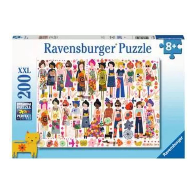 200 pc Flowers and Friends Puzzle