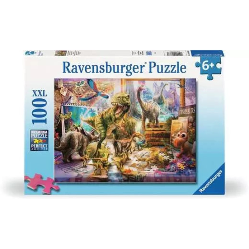 100 pc Dinosaur Escape Puzzle
