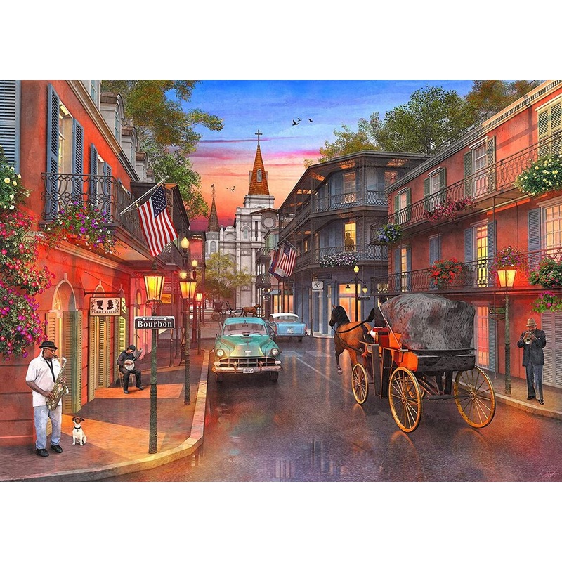 1000 pc Bourbon Street Puzzle