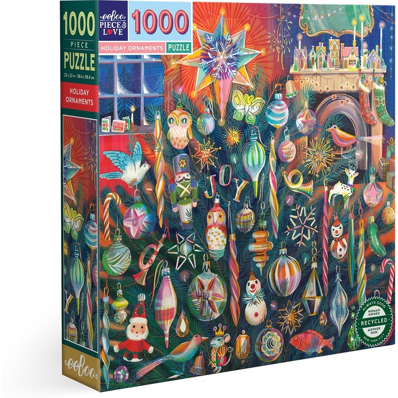 1000 pc Holiday Ornaments Puzzle