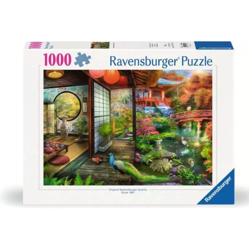 1000 pc Japanese Garden Teahouse Puzzle