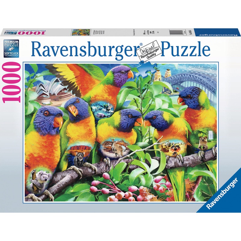 1000 pc Land of the Lorikeet Puzzle
