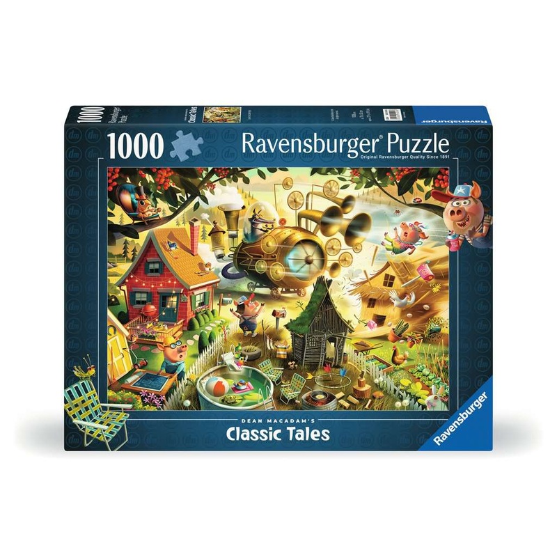 1000 pc Look Out Little Pigs Puzzle