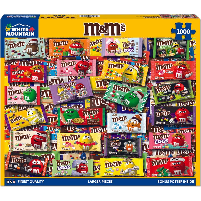 1000 pc M&Ms Puzzle