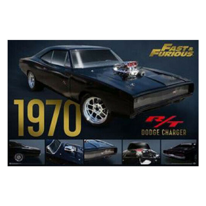 Affiche Dodge Charger rapide et furieuse
