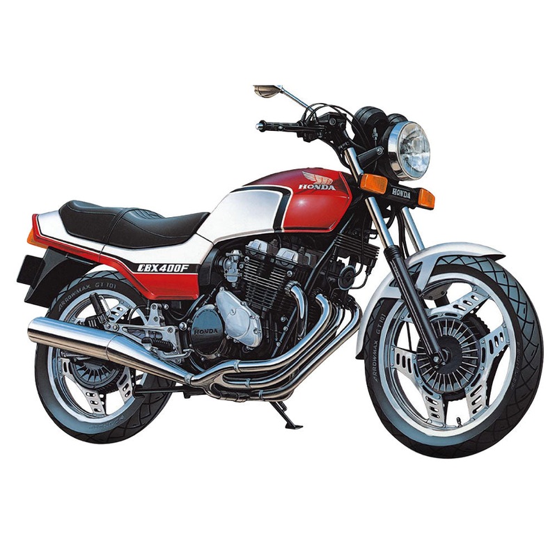 Honda NC07 CBX400F Candy Pearl Maui Red / Pearl Shell White 81