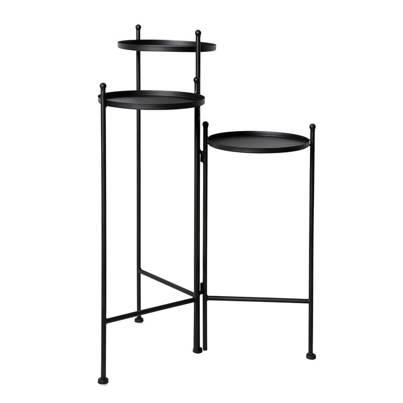 Support de plante acacia  3 niveaux (51x24,5x73 cm)
